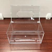 Fashion Napkin Box Acrylic Tissue Dispenser Box Smooth Pull Living Room Bathroom Desktop Napkin Organizer Case Storing