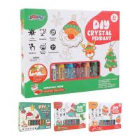 DIY Crystal Paint Arts and Crafts Set Kids DIY Crafts Decorative Art Painting Keychains Kits Craft Supplies for Party Favors Souvenirs Collection Classroom Art pleasure