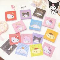 ■ Kawaii Sanrio Hello Kitty Cinnamoroll Pompompurin My Melody Sticky Note Book Tearable Mini Stickers Kuromi Student Stationery