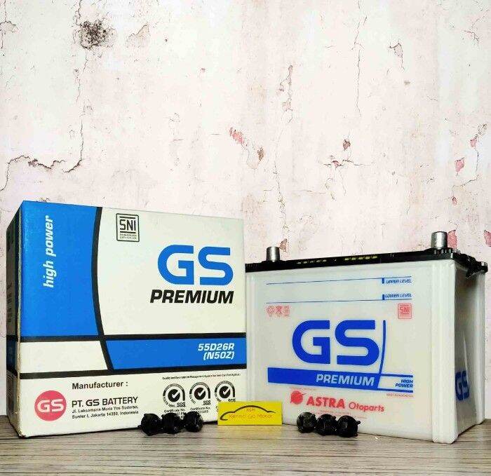 AKI GS ASTRA PREMIUM N50Z ACCU GS PREMIUM BASAH FORD ESCAPE HYUNDAI H1