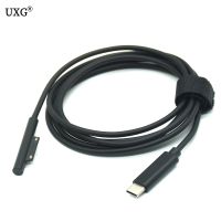 DC Plug Adapter Charging Cable For Microsoft Surface Pro 6 5 4 3 Laptop USB Type C Power Connector Cord For Surface Pro 6