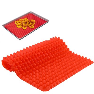 Silicone Baking Mats Pad Pyramid Shape Nonstick BBQ Pan Bakeware Moulds Microwave Oven Baking Tray Sheet Kitchen Baking Tools