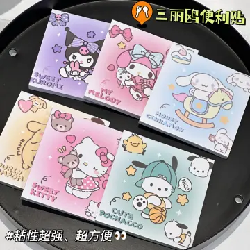 50pcs Sanrio Anime Stickers Cartoon Hello Kitty Kuromi My Melody