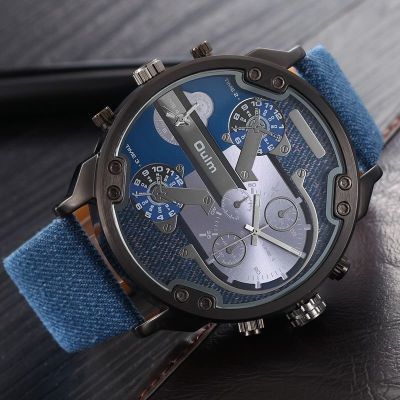 Oulm 3548 Famous Designer Mens Watches Top nd Luxury Quartz Watch Big Dial Military Quartz Wristwatch relogio masculino