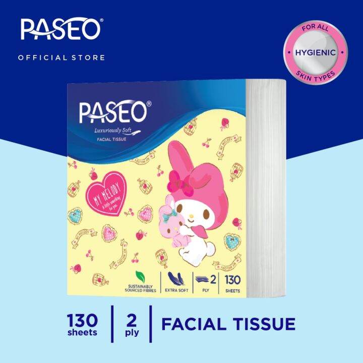 Paseo Facial Tissue 130 Sheets 2 Ply Lazada Indonesia