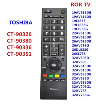 Control remoto universal de TV para Toshiba CT-90326 CT-90380 CT