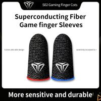 A Pair Fingertips For Game Pubg Mobile Anti Slip Finger Glove Game Controller Finger Sleeve For Touch Screen Mobile Gaming