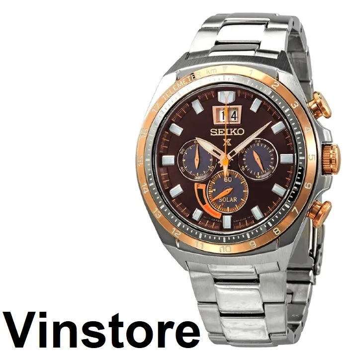 Vinstore] Seiko Prospex Solar SSC664P1 Special Edition Chronograph  Stainless Steel Brown Dial Men Watch SSC664P1 | Lazada Singapore