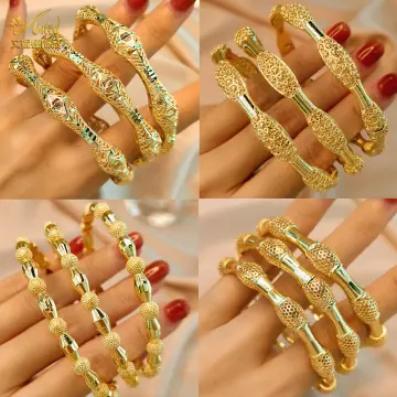 24k gold vermeil lord ganesh green enamel painting bracelet jewelry for  success