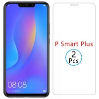 แก้วป้องกันสำหรับ Huawei P Smart Plus Smat Glas Film Psmart Screen 2018 Samrt Smar กระจกนิรภัยบนตัวป้องกัน