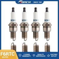 ZZOOI 6pcs/4pcs TORCH Spark Plug F6RTC For Chevrolet Car Auto Automobiles Candle BP5EKA for W9LDCR DENSO P16PR11 CHAMPION N9YC