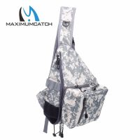 Maximumcatch Crossbody Fishing Sling Bag Waterproof Multi Function Fishing Lure Takle Bag Pack