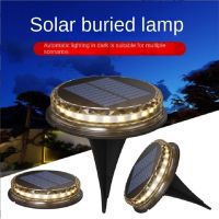 【LZ】✲  Solar Lawn Yard LED Night Light Enterrado Jardim Luz IP65 impermeável Outdoor Pathway piso Under Ground Spot Lamp