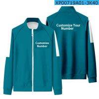 เสื้อยืดพิมพ์ลายปลาหมึกเกมส์ Costomize Numer 067 สไตล์เกาหลีสําหรับผู้ชาย