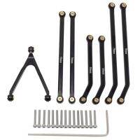 CNC High Clearance Chassis Link Rod Set for Axial SCX24 AXI00005 Jeep Gladiator 1/24 RC Crawler Car Upgrade Parts