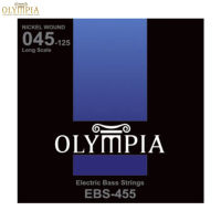 Olympia® EBS-455 สายกีตาร์เบส 5 สาย สายเบส แบบ Nickel Wound ของแท้ 100% (Long Scale, 0.045 - 0.125)