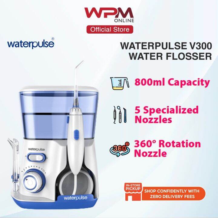 Waterpulse V300 Water Flosser Electric Dental Oral Irrigator Floss ...