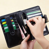 nd Genuine Cow Leather Men Women Wallet Fashion Coin Pocket Bifold Design Men Purse High Quality Ladies Card ID Holder