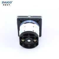 ‘；【=- ZHUCO SZL9-32/2 1-0-2 32A Ui 690V Three Positon Eight Screws Contact Rotary Selector Electric Universal Changeover Cam Switch