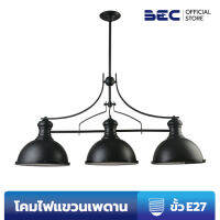 BEC โคมไฟแขวนเพดาน รุ่น YD-DT1503-3/MBK