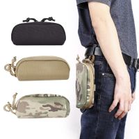 Nylon Hard Eyeglasses Bag Outdoor Hunting Sunglasses Case Military Molle Tactical Glasses Pouch Goggles Storage Box Eyewear Case