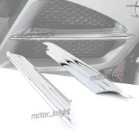 UYJRFTH Fit Kuryakyn 7360 Fairing Fins แสดง Chrome หม้อน้ำสำหรับ Honda Goldwing GL1800 2012 2013 2014 2015 2016 2017 2018