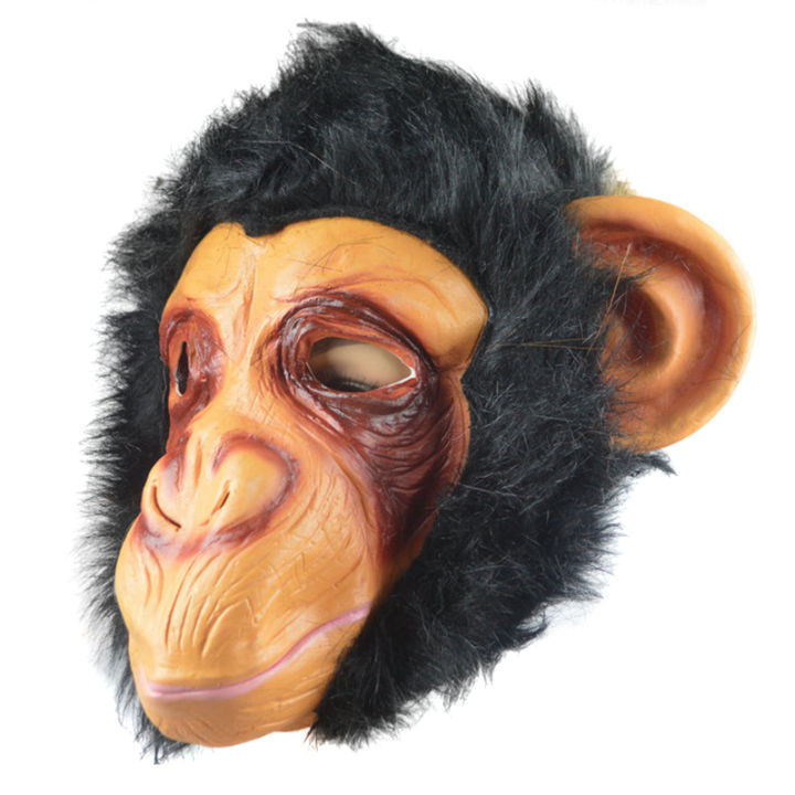 ready-stock-halloween-monkey-mask-realistic-adult-chimp-mask-chimp-maks-costume-cosplay