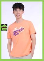 Rudedog เสื้อคอกลม ชาย หญิง  รุ่น Retro สีส้ม