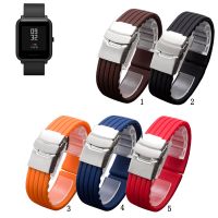 hnfymyi 20mm 22mm Soft Silicone Band Rubber Watch Strap for Huami Amazfit Bip Lite Bip S U for GTS 2 GTR 42mm Replacement band strap