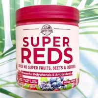 (Country Farms®) Super Reds Powerful Polyphenols &amp; Antioxidants, Mixed Berry 200 g ซูเปอร์เรด ซูเปอร์ฟู้ดและเบอร์รี่ที่อุดมไปด้วยสารอาหาร 48 ชนิด