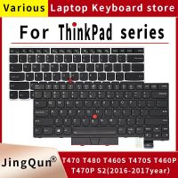 US Laptop keyboard For Lenovo ThinkPad T470 T480 T460S T470S New S2 Notebook English keyboard With backlight