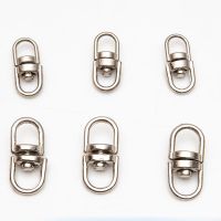 20Pcs Metal Rotate Buckle Key Rings 1.5Cm 2Cm Swivel Dog Buckle Holder Connectors Keyfob DIY Key Chains Pendants Accessories