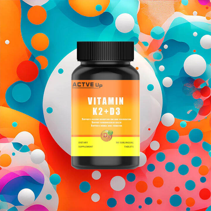 ACTVE UP Vitamin D3+K2 capsule Helps improve immune system function