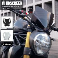 Ultrasupplier Motorcycle Cover WindScreen Windshield Deflector For DUCATI Monster 797 M797 MONSTER 821 M821 1200 1200S 1200R 2014-2022