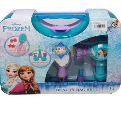 CFDTOYS ของเล่นจำลอง ของเล่นเสริมสวย แต่งตัว Disney Frozen ชุดกระเป๋าเครื่องสำอาง โฟรเซ่น FZ2334