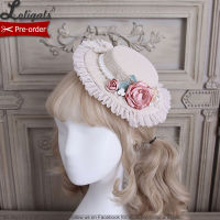 Pre-order ~ Rose Poem ~ Sweet Mini Hat Lolita Bonnet by Alice Girl