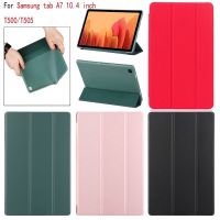 ส่งฟรี case &amp; cover เคส Samsung Galaxy Tab A7 10.4 2021 SM-T500 T505เคสฝาพับผ่าแม่เหล็ก กันกระแทก