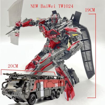 ZZOOI Transformation Toys BAIWEI TW1024 Sentinel Prime SS61 Fire Engine Truck Alloy Model Action Figure Deformation Robot Autobot Gift