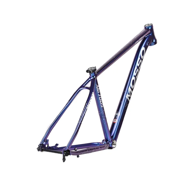 black and blue bike frame