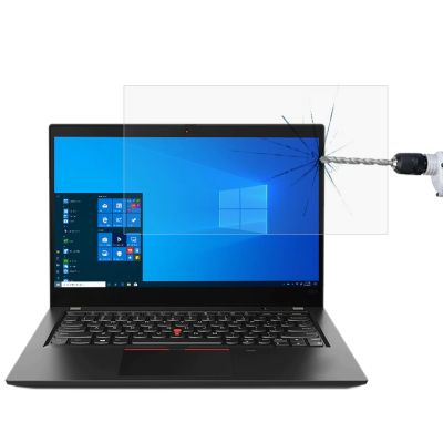 หน้าจอแล็ปท็อปกระจกนิรภัยฟิล์มป้องกันสำหรับ ThinkPad X395 13.3นิ้ว