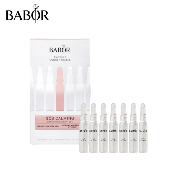 BABOR SOS Calming Ampoule Concentrate (7 x 2 ml) Instant soothing and