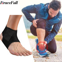 1Pcs Ankle Support for Men and Women, Neoprene Breathable Adjustable Ankle Brace Sprain for Running,Basketball Prevent Re-Injury