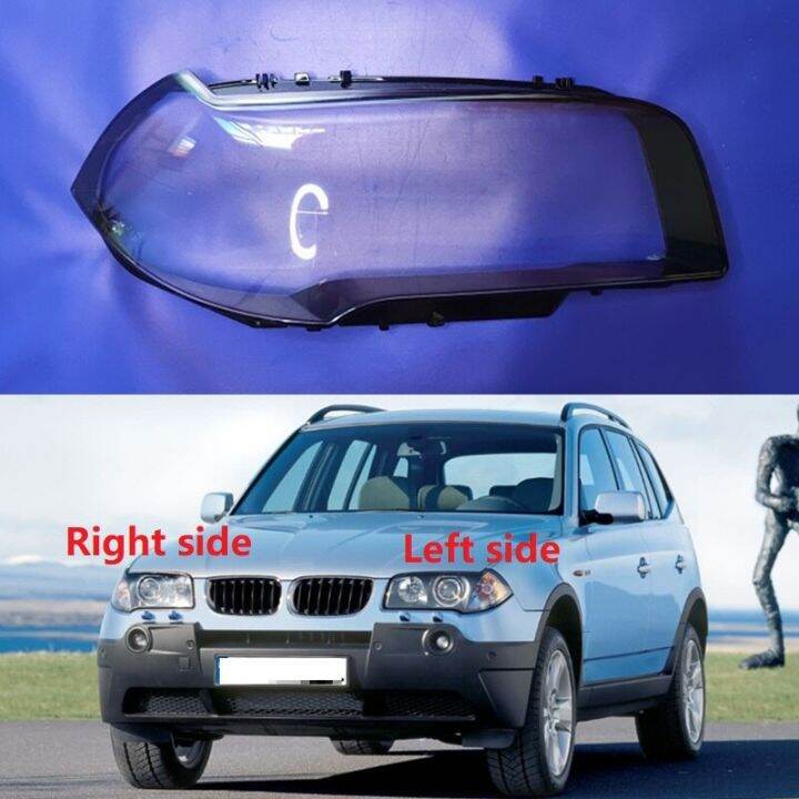 For BMW X3 E83 20042010 Auto Front Headlights Lens Cover Headlamp