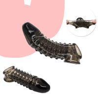 ✧ wannasi694494 Erection Bondage Silicone Reusable Sleeve Men Couples Strapon Delayed Ejaculation Chastity Device Lock Sperm