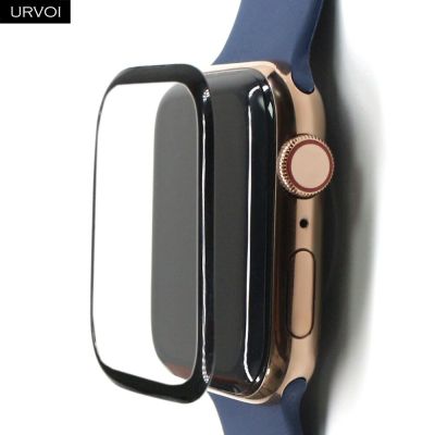 URVOI Screen Protector for Apple Watch series 7 6 SE 5 4321 41 45mm Curved Soft Clear TPU 3D Full Film for iWatch lense Screen Protectors