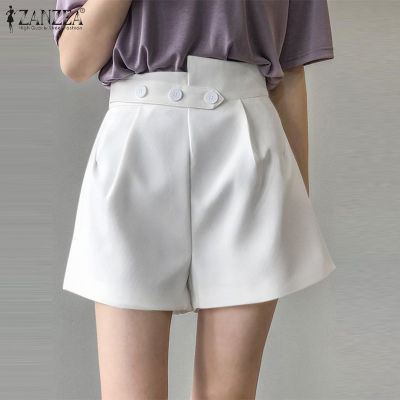 (สินค้ามาใหม่)(จัดส่งฟรี)Fancystyle ZANZEA กางเกงขาสั้นเอวต่ำสำหรับใส่ทำงานสไตล์เกาหลีของผู้หญิง #10