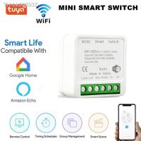 ┋ Tuya WiFi Mini DIY Smart Switch 10A 16A Light APP Remote Timing Wireless Control Relay Automation Modules Work Alexa Google