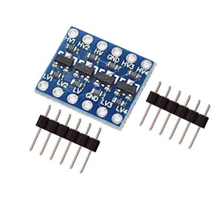 10pcs-4-channel-iic-i2c-logic-level-converter-bi-directional-module-3-3v-to-5v-shifter-for-arduino-pack-of-10