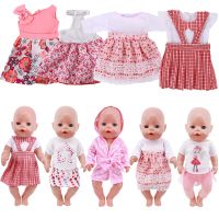 HOT Newest Pink Suits Floral Inch amp; 43cm Baby New Born Accessories OG Children 39;s