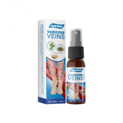 South Moon Varicose Vein Cure Spray บรรเทา Phlebitis Vasculitis บรรเทาอาการปวดสเปรย์ Spider Vein Edema Neuralgia Earthworm ขา